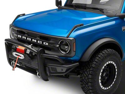 RedRock HD Tubular Front Winch Mount Bumper with Grille Guard and Skid Plate (21-23 Bronco, Excluding Raptor)