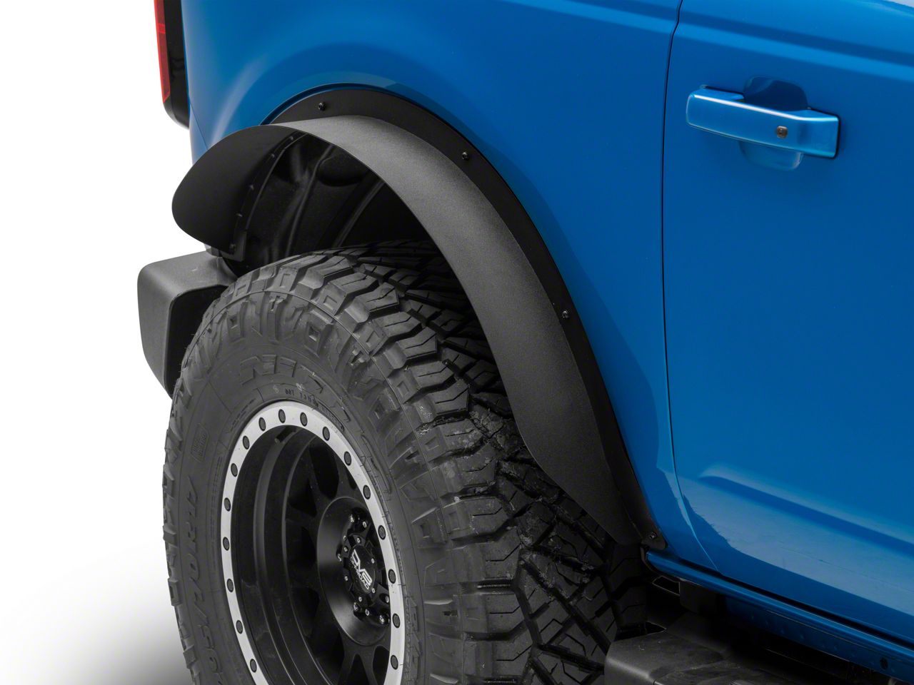 Barricade Bronco HD Flat Fender Flares; Rear FB14588 (21-24 Bronco 2 ...