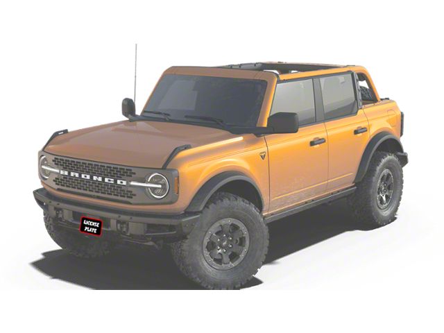 Sto N Sho Detachable Front License Plate Bracket (21-24 Bronco w/ Modular Front Bumper)