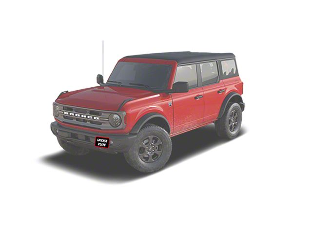 Sto N Sho Detachable Front License Plate Bracket (21-24 Bronco w/ Plastic Front Bumper)