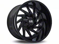 Hardrock Offroad Crusher Gloss Black 6-Lug Wheel; 20x10; -19mm Offset (07-13 Silverado 1500)