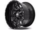 Hardrock Offroad Crusher Gloss Black Milled 6-Lug Wheel; 20x10; -19mm Offset (05-15 Tacoma)