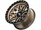 Hardrock Offroad H105 Matte Bronze 6-Lug Wheel; 17x9; -12mm Offset (05-15 Tacoma)