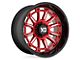 XD Phoenix Candy Red Milled with Black Lip 6-Lug Wheel; 20x9; 0mm Offset (05-15 Tacoma)