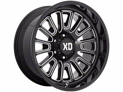 XD Rover Gloss Black Milled 6-Lug Wheel; 22x10; -18mm Offset (22-24 Tundra)