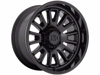 XD Rover Satin Black with Gloss Black Lip 6-Lug Wheel; 20x10; -18mm Offset (21-24 Bronco, Excluding Raptor)