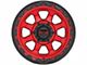 KMC Chase Candy Red with Black Lip 6-Lug Wheel; 17x9; -12mm Offset (16-23 Tacoma)
