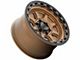 KMC Chase Matte Bronze with Black Lip 6-Lug Wheel; 17x9; -12mm Offset (16-23 Tacoma)