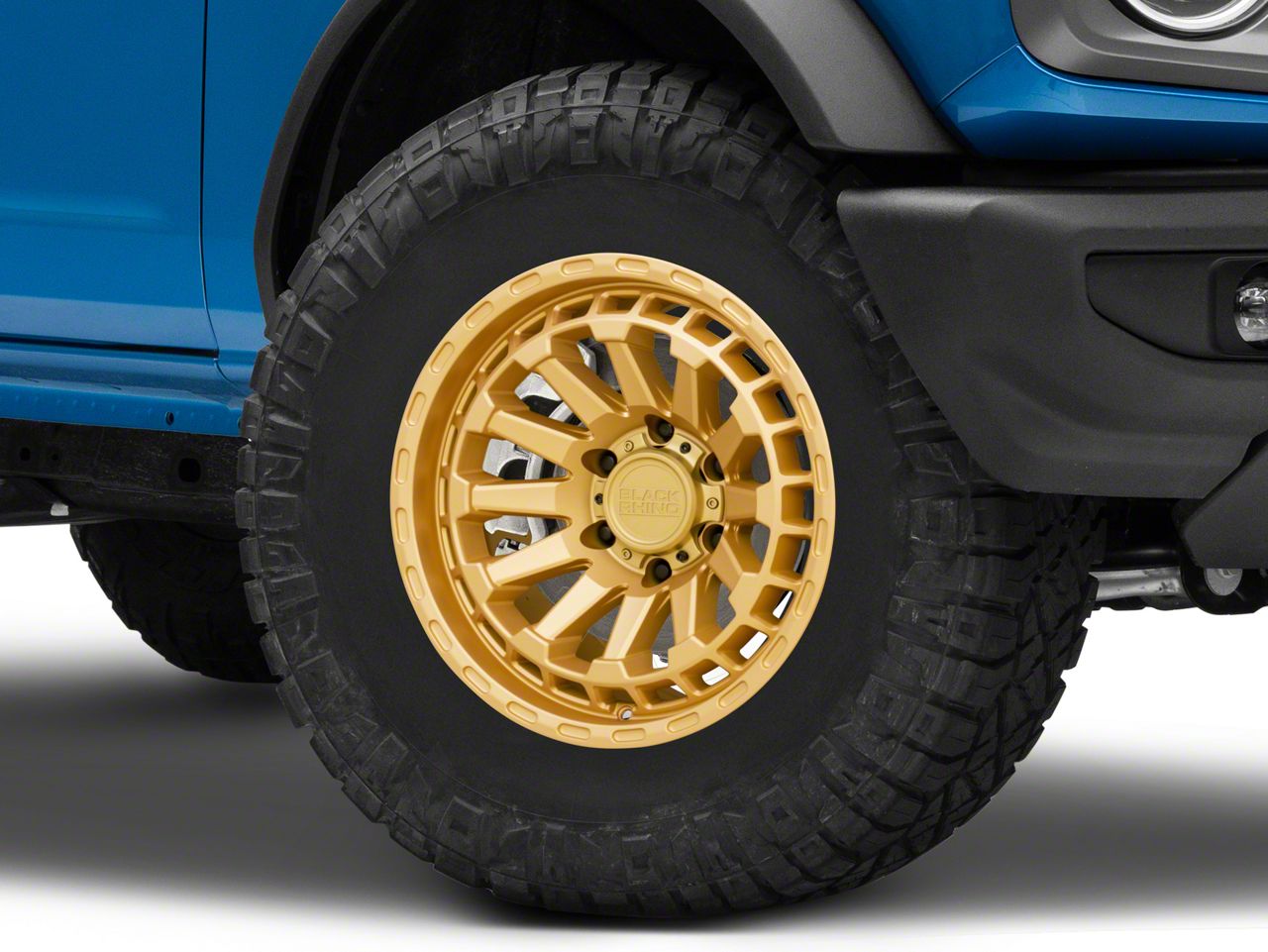 Black Rhino Tacoma Raid Gold 6-Lug Wheel; 17x8.5; -18mm Offset 1785RAD