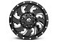 Fuel Wheels Cleaver Gloss Black Milled 6-Lug Wheel; 22x12; -44mm Offset (21-24 Bronco, Excluding Raptor)