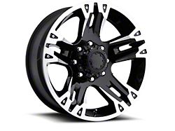 Ultra Wheels Maverick Gloss Black Machined 6-Lug Wheel; 16x8; 10mm Offset (05-15 Tacoma)