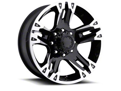 Ultra Wheels Maverick Gloss Black Machined 6-Lug Wheel; 16x8; 10mm Offset (16-23 Tacoma)