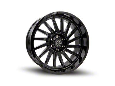 Thret Offroad Omega Gloss Black 6-Lug Wheel; 20x10; -21mm Offset (10-24 4Runner)