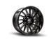 Thret Offroad Omega Gloss Black Milled 6-Lug Wheel; 20x10; -21mm Offset (10-24 4Runner)