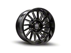 Thret Offroad Omega Gloss Black Milled 6-Lug Wheel; 20x10; -21mm Offset (2022 Tundra)