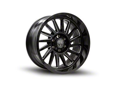 Thret Offroad Omega Gloss Black Milled 6-Lug Wheel; 20x10; -21mm Offset (22-23 Tundra)