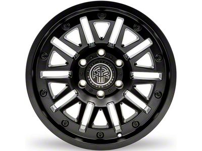 Thret Offroad Storm Satin Black 6-Lug Wheel; 18x9; -12mm Offset (16-23 Tacoma)