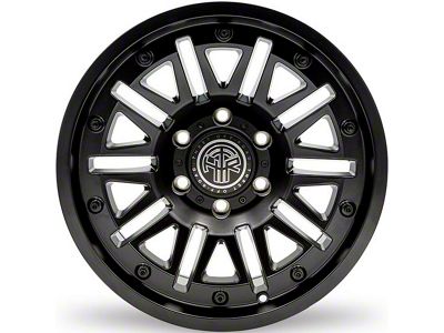 Thret Offroad Storm Satin Black 6-Lug Wheel; 18x9; -12mm Offset (21-24 Bronco, Excluding Raptor)