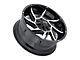 Vision Off-Road Prowler Gloss Black Machined 6-Lug Wheel; 17x9; -12mm Offset (16-23 Tacoma)