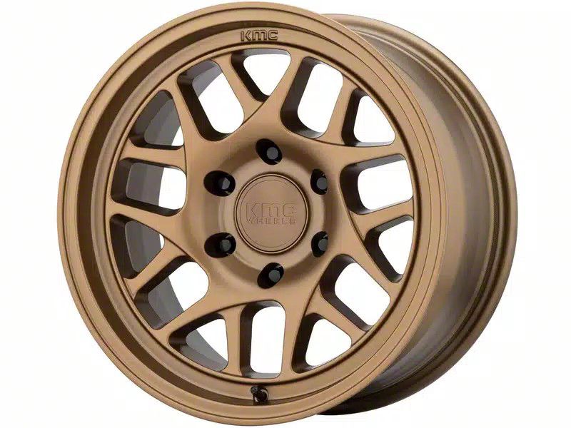 KMC Bronco Bully Ol Matte Bronze 6-Lug Wheel; 17x8.5; 18mm Offset ...