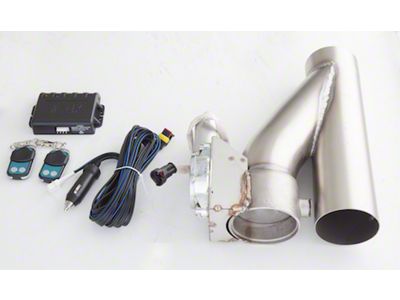 XForce Electronic Exhaust Cutout Kit; 3-Inch (Universal; Some Adaptation May Be Required)