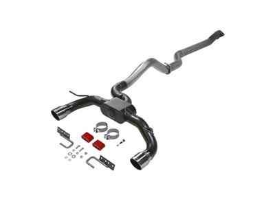 Flowmaster Outlaw Cat-Back Exhaust System with Black Chrome Tips (21-24 Bronco, Excluding Raptor)