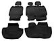 Rough Country Neoprene Front and Rear Seat Covers; Black (21-24 Bronco 4-Door)