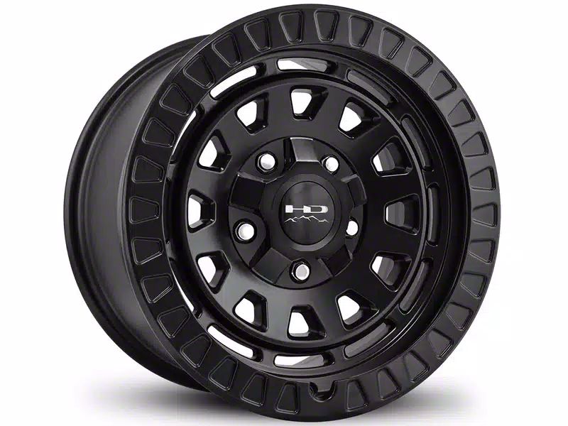 Hd Off Road Wheels Bronco Venture Satin Black 6 Lug Wheel 17x9 0mm