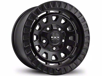 HD Off-Road Wheels Venture Satin Black 6-Lug Wheel; 17x9; 0mm Offset (03-09 4Runner)