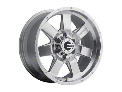 Mamba Offroad Wheels Type M14 Machined Face Silver 6-Lug Wheel; 18x9; 12mm Offset (21-24 Bronco, Excluding Raptor)