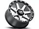 MKW Offroad M203 Matte Gray 6-Lug Wheel; 17x8.5; 0mm Offset (05-15 Tacoma)