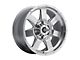 Mamba Offroad Wheels Type M14 Machined Face Silver 6-Lug Wheel; 17x9; 12mm Offset (21-24 Bronco, Excluding Raptor)