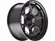 4Play Forged Series 4PF6 Matte Black Center with Gloss Black Barrel 6-Lug Wheel; 20x9; 0mm Offset (16-23 Tacoma)
