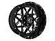 HD Off-Road Wheels Caliber Gloss Black Milled 6-Lug Wheel; 20x10; -40mm Offset (16-23 Tacoma)