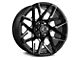 HD Off-Road Wheels Canyon Gloss Black Milled 6-Lug Wheel; 20x9; 0mm Offset (05-15 Tacoma)