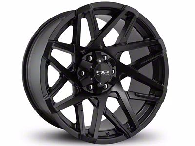 HD Off-Road Wheels Canyon Satin Black 6-Lug Wheel; 20x10; -25mm Offset (21-24 Bronco, Excluding Raptor)
