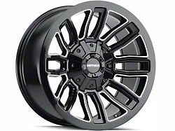 Mayhem Wheels Decoy Gloss Black Milled 6-Lug Wheel; 22x11; -19mm Offset (19-22 Sierra 1500)