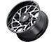 American Truxx Destiny Gloss Black Machined 6-Lug Wheel; 20x9; 0mm Offset (21-24 Bronco, Excluding Raptor)