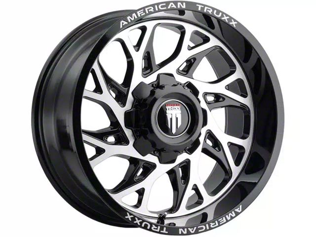 American Truxx Destiny Gloss Black Machined 6-Lug Wheel; 20x10; -24mm Offset (05-15 Tacoma)