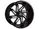 HD Off-Road Wheels SAW Gloss Black Milled 6-Lug Wheel; 20x9; 0mm Offset (16-23 Tacoma)
