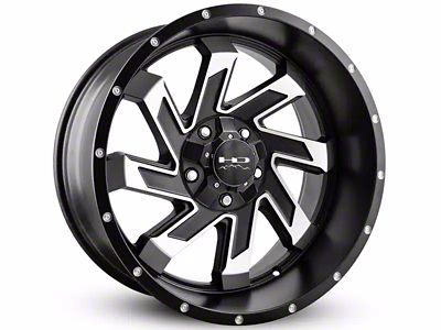 HD Off-Road Wheels SAW Satin Black Machined 6-Lug Wheel; 20x9; 0mm Offset (16-23 Tacoma)