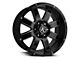 HD Off-Road Wheels 8 Point Gloss Black Milled 6-Lug Wheel; 20x9; 0mm Offset (22-24 Tundra)