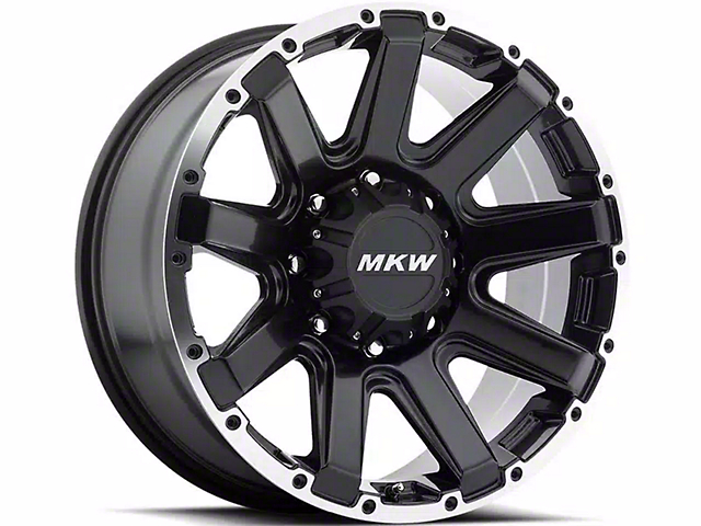 MKW Offroad M94 Satin Black Machined 6-Lug Wheel; 20x9; 10mm Offset (22-23 Tundra)