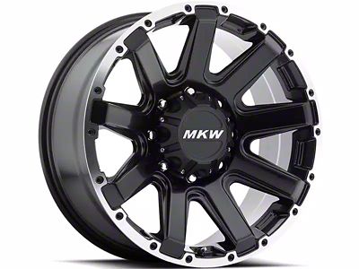 MKW Offroad M94 Satin Black Machined 6-Lug Wheel; 20x9; 10mm Offset (05-15 Tacoma)