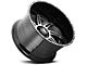 American Truxx Vortex Gloss Black Machined 6-Lug Wheel; 20x10; -24mm Offset (03-09 4Runner)