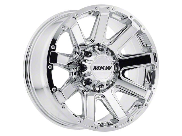 MKW Offroad M94 Chrome 6-Lug Wheel; 17x9; 10mm Offset (21-24 Bronco, Excluding Raptor)