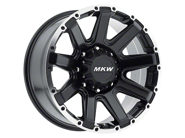 MKW Offroad M94 Satin Black Machined 6-Lug Wheel; 18x9; 10mm Offset (22-23 Tundra)