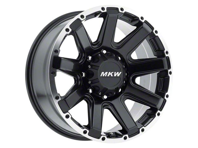 MKW Offroad M94 Satin Black Machined 6-Lug Wheel; 18x9; 10mm Offset (22-24 Tundra)