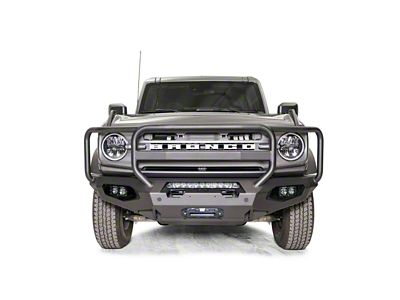 Fab Fours Matrix Front Bumper with Full Guard; Bare Steel (21-24 Bronco, Excluding Raptor)