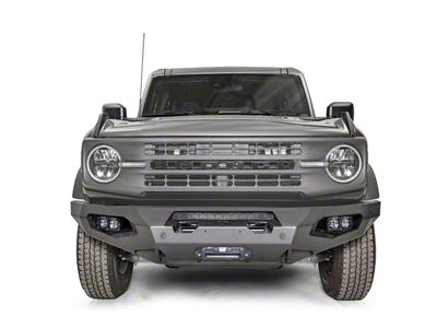 Fab Fours Matrix Front Bumper with No Guard; Bare Steel (21-24 Bronco, Excluding Raptor)